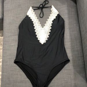 Target XL Black one piece swimsuit